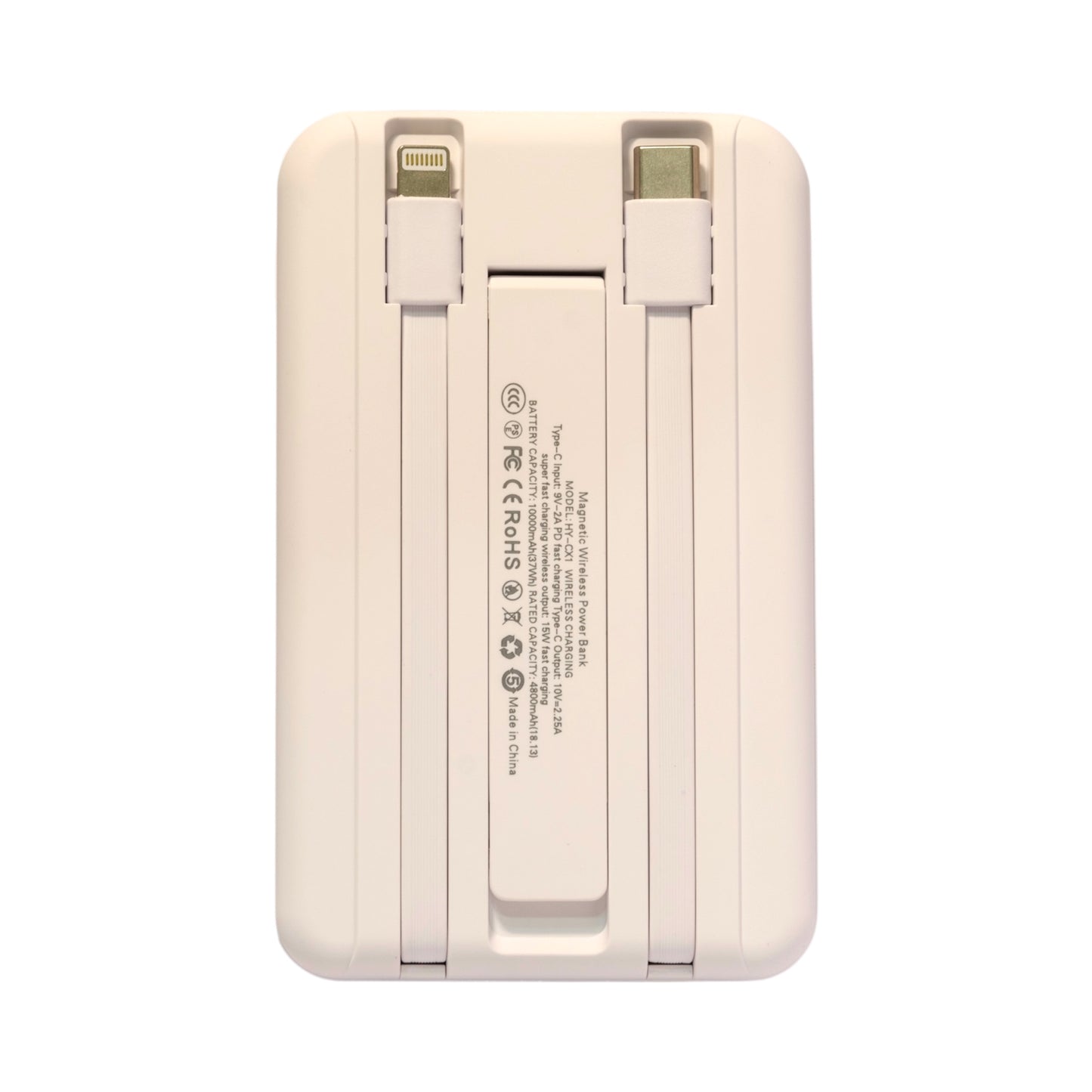 Powerbank Magnetico 10000mAh - Ricarica Wireless 15W e Cavi Integrati
