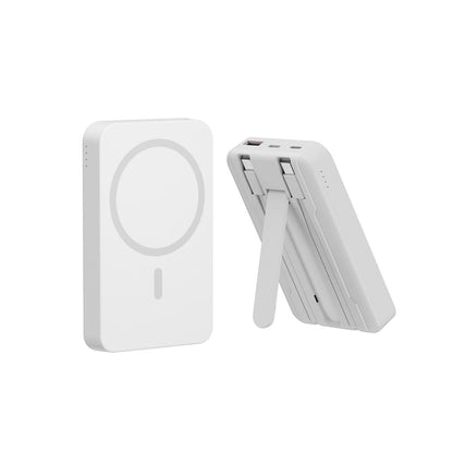 KeepCharge Powerbank Magnetico 10000mAh - Ricarica Wireless 15W e Cavi Integrati