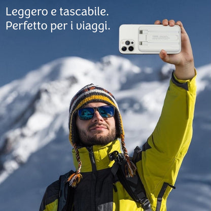 KeepCharge Powerbank Magnetico 10000mAh - Ricarica Wireless 15W e Cavi Integrati