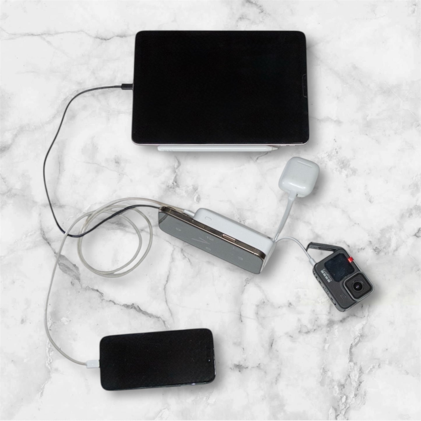 Powerbank Magnetico 10000mAh - Ricarica Wireless 15W e Cavi Integrati